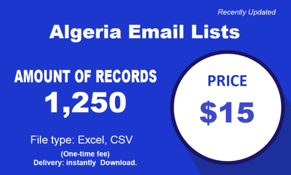 Algeria Email Activer Datas