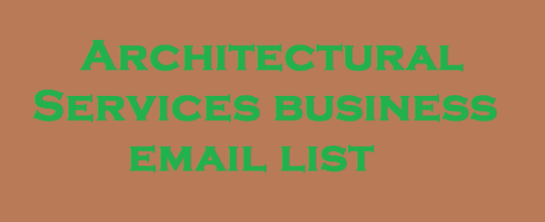 Architectural Services Email Activer Data