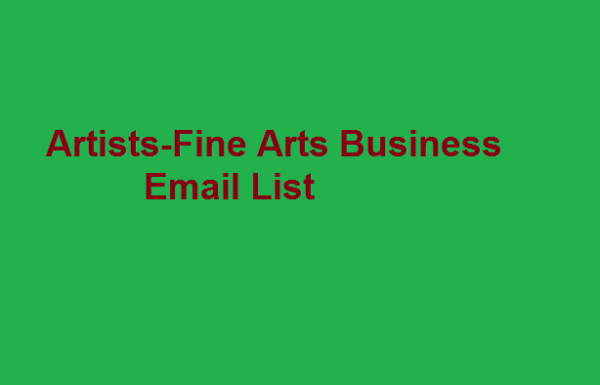 Artists Fine Arts Email Activer Data