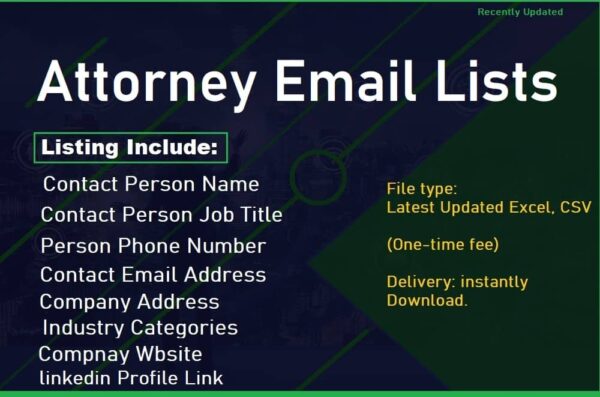 Attorney Email Activer Data