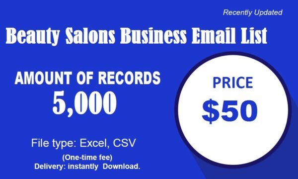 Beauty Salons Email Activer Data