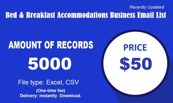 Bed & Breakfast Accommodations Email Activer Data