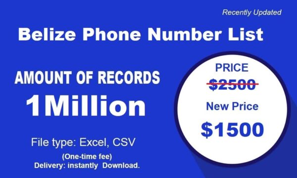 Belize Phone Number Data