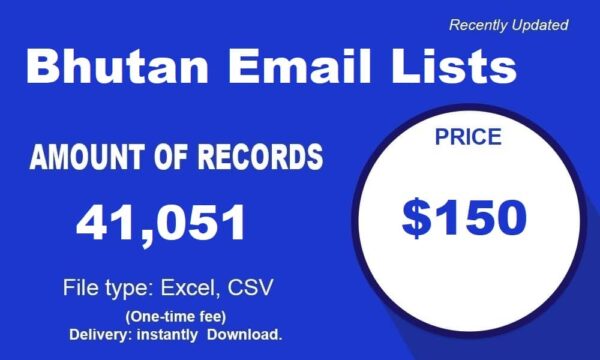 Bhutan Email Activer Datas