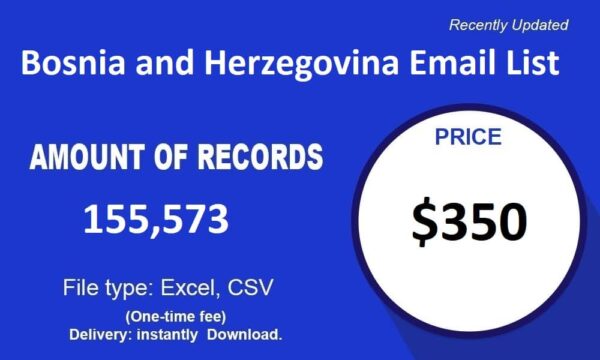 Bosnia and Herzegovina Email Activer Datas