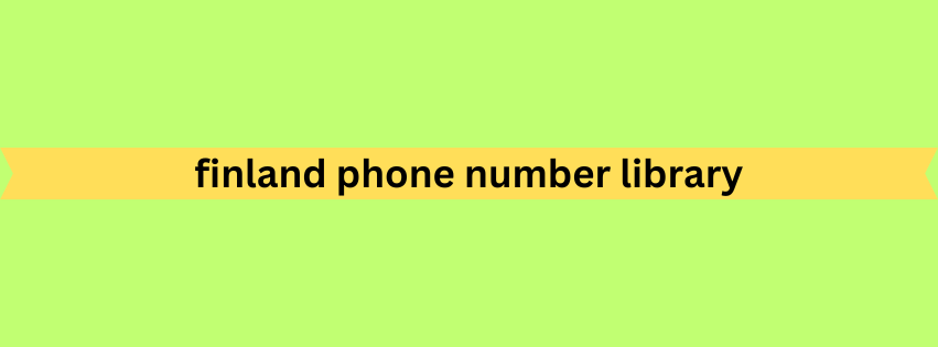 finland phone number library