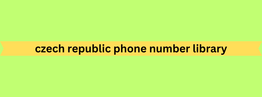 czech republic phone number library