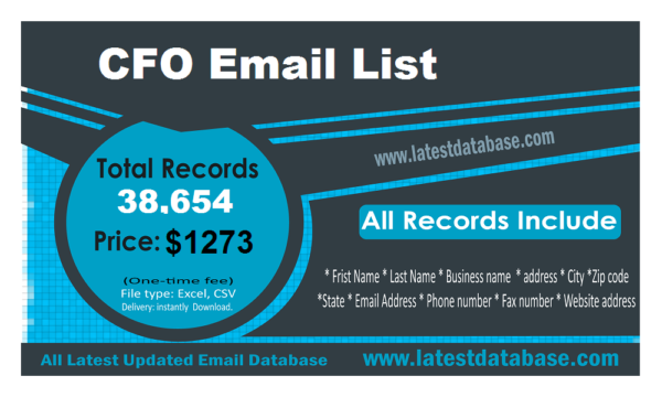 CFO Email Activer Data