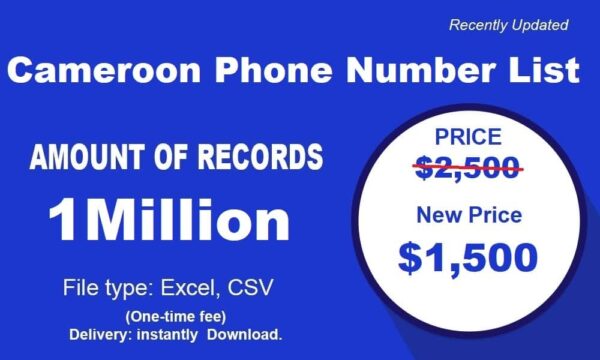 Cameroon Phone Number Data