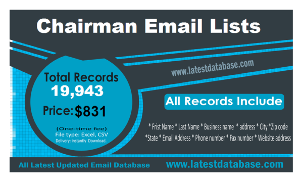 Chairman Email Activer Datas