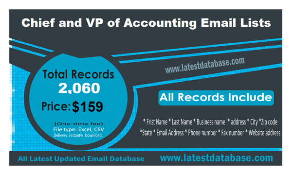 Chief and VP of Accounting Email Activer Datas