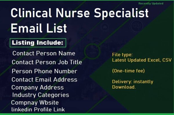 Clinical Nurse Specialist Email Activer Data