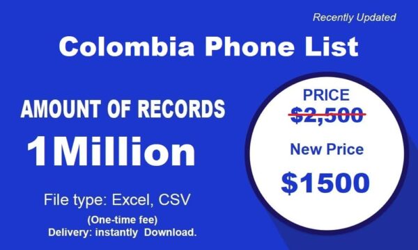 Colombia Phone Number Data