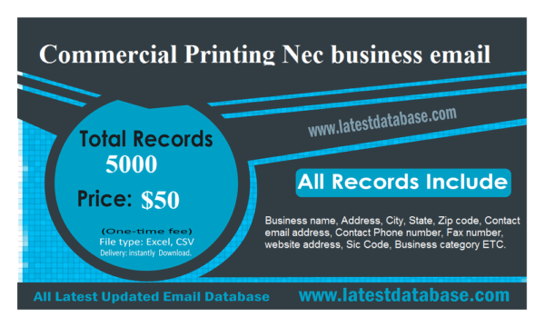 Commercial Printing Nec Email Activer Data