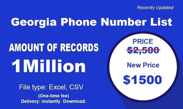 Georgia Phone Number Data