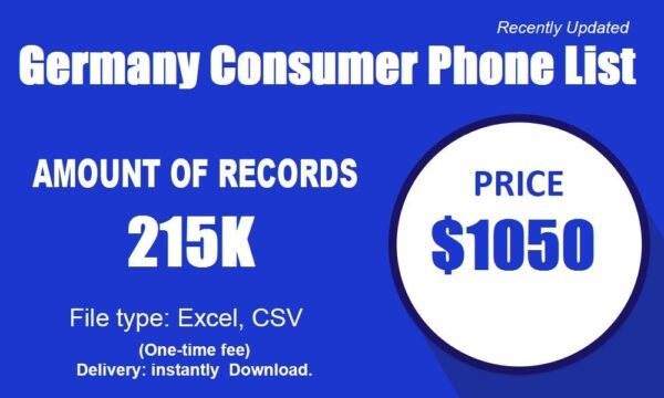 Germany Consumer Phone Number Data