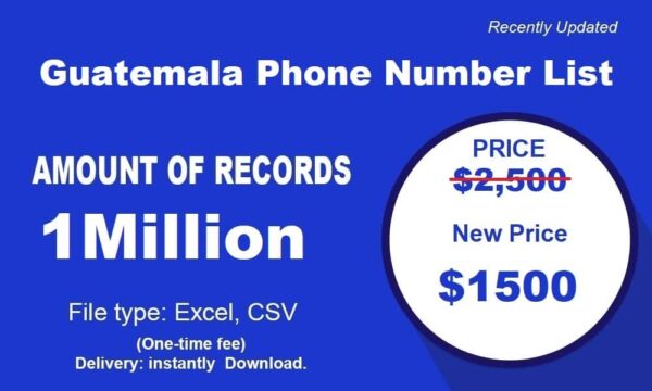 Guatemala Phone Number Data