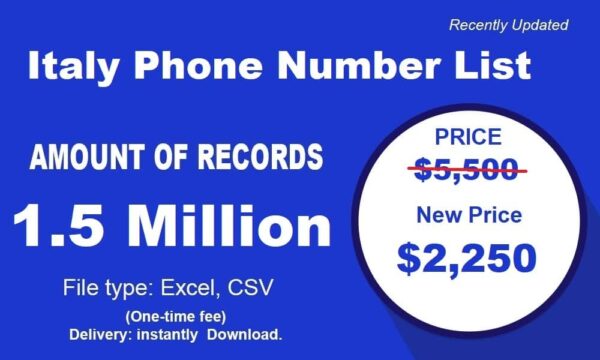 Italy Phone Number Data