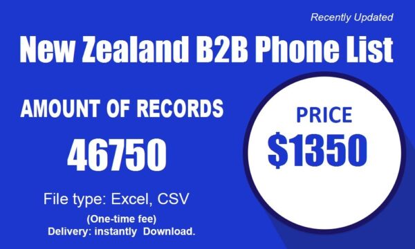 New Zealand B2B Phone Number Data