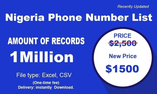 Nigeria B2C Phone Number Data