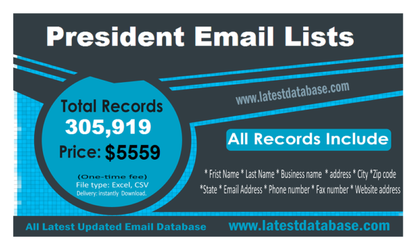 President Email Activer Datas