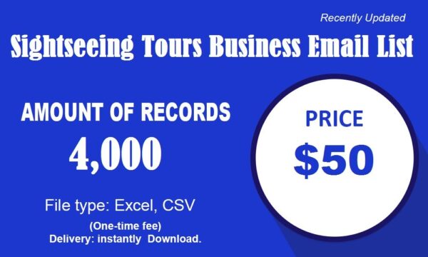 Sightseeing Tours Email Activer Data