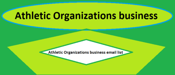 Athletic Organizations Email Activer Data