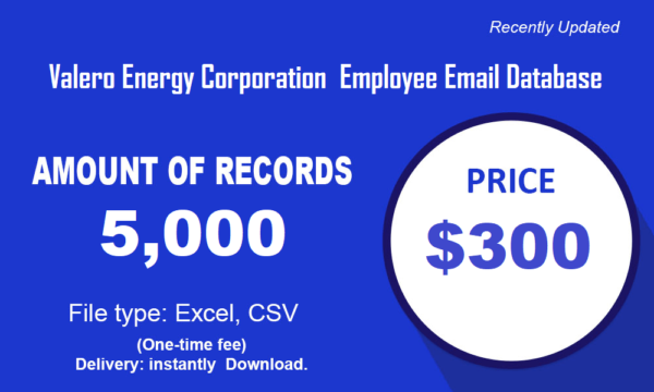 Valero Energy Corporation Employee Email Activer Data