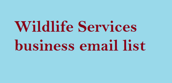 Wildlife Services Email Activer Data